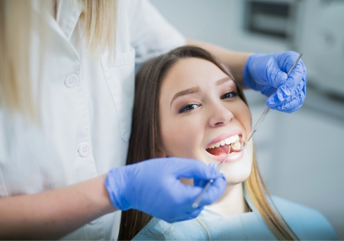 A patient is seen getting an exam. River City Family Dentistry provides dental services in Peoria IL.